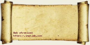 Danica Aljančić vizit kartica